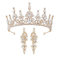 Crystal / Alloy Tiaras with Crystal / Rhinestone 1 Piece Wedding / Special Occasion Headpiece