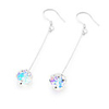 Crystal And 925 Sterling Silver With Platinum Plated Earrings