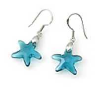 Crystal And 925 Sterling Silver With Platinum Plated Earrings