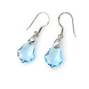 Crystal And 925 Sterling Silver With Platinum Plated Earrings