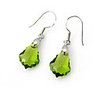 Crystal And 925 Sterling Silver With Platinum Plated Earrings
