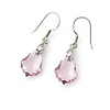 Crystal And 925 Sterling Silver With Platinum Plated Earrings