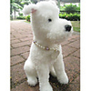 Crystal Butterfly Pearl Necklace for Dogs (S-L,  Assorted Colors)