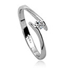 Crystal Diamond Inlaid Aesthetic Ring