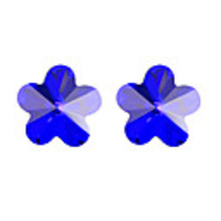 Crystal Flower Pattern Earrings