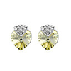 Crystal Heart Pattern Earrings