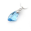 Crystal Plated Pendant - Blue