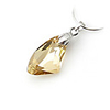 Crystal Plated Pendant - Champagne