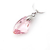 Crystal Plated Pendant - Pink