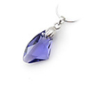 Crystal Plated Pendant - Purple