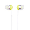 Crystal Stereo Earphones WHF-065(3.5mm Jack/Light Green)