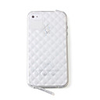 Crystal Style TPU Case for iPhone 4 (White)
