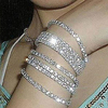 Crystal Tennis Bracelet Ladies Unique Design Fashion Crystal Bracelet Jewelry Silver For Wedding Party Casual Daily Masquerade Engagement Party / Silver Plated / Imitation Diamond 1pc miniinthebox