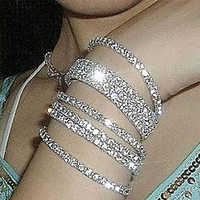 Crystal Tennis Bracelet Ladies Unique Design Fashion Crystal Bracelet Jewelry Silver For Wedding Party Casual Daily Masquerade Engagement Party / Silver Plated / Imitation Diamond 1pc miniinthebox