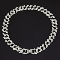 Cuban Chain Trendy Alloy Silver 50 cm Necklace Jewelry For Birthday Party miniinthebox