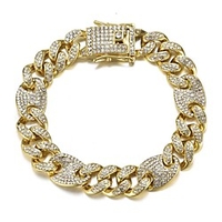 Cuban Link Bracelet Heart European Alloy Jewelry Silver For Gift miniinthebox