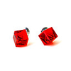 Cube Colorful Crystal Earrings