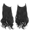 Curly Synthetic Hair Medium Length Hair Extension Weft 1pc Soft Women