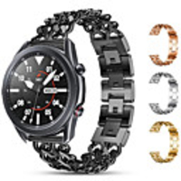 Curved Stainless Steel Wrist Strap for Samsung Galaxy Watch 3 41mm / Galaxy Watch 3 45mm Sports Bracelet Watchband 20/22mm
