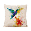 Cushion Cover 1PC Linen Soft Decorative Square Throw Pillow Cover Cushion Case Pillowcase for Sofa Bedroom 45 x 45 cm (18 x 18 Inch) Superior Quality Mashine Washable Birds Pattern