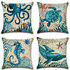 Cushion Cover 1PC Linen Soft Decorative Square Throw Pillow Cover Cushion Case Pillowcase for Sofa Bedroom 45 x 45 cm (18 x 18 Inch) Superior Quality Mashine Washable Pack of 1