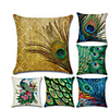 Cushion Cover 1PC Linen Soft Decorative Square Throw Pillow Cover Cushion Case Pillowcase for Sofa Bedroom 45 x 45 cm (18 x 18 Inch) Superior Quality Mashine Washable Pack of 1