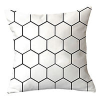 Cushion Cover 1PC Short plush Soft Decorative Square Throw Pillow Cover Cushion Case Pillowcase for Sofa Bedroom 45 x 45 cm (18 x 18 Inch) Superior Quality Machine Washable Double Side Print miniinthebox