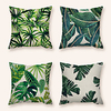 Cushion Cover 4PC Linen Soft Decorative Square Throw Pillow Cover Cushion Case Pillowcase for Sofa Bedroom 45 x 45 cm (18 x 18 Inch) Superior Quality Machine Washable