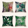 Cushion Cover 4PC Linen Soft Decorative Square Throw Pillow Cover Cushion Case Pillowcase for Sofa Bedroom 45 x 45 cm (18 x 18 Inch) Superior Quality Machine Washable