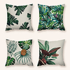 Cushion Cover 4PC Linen Soft Decorative Square Throw Pillow Cover Cushion Case Pillowcase for Sofa Bedroom 45 x 45 cm (18 x 18 Inch) Superior Quality Machine Washable