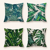 Cushion Cover 4PC Linen Soft Decorative Square Throw Pillow Cover Cushion Case Pillowcase for Sofa Bedroom 45 x 45 cm (18 x 18 Inch) Superior Quality Machine Washable