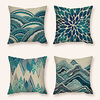 Cushion Cover 4PC Linen Soft Decorative Square Throw Pillow Cover Cushion Case Pillowcase for Sofa Bedroom 45 x 45 cm (18 x 18 Inch) Superior Quality Machine Washable
