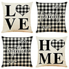 Cushion Cover 4PCS Short Plush Soft Decorative Square Throw Pillow Cover Cushion Case Pillowcase for Sofa Bedroom 45 x 45 cm (18 x 18 Inch) Superior Quality Machine Washable