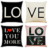 Cushion Cover 4PCS Valentine