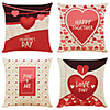 Cushion Cover 4PCS Valentine