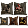 Cushion Cover 5PC Linen Soft Decorative Square Throw Pillow Cover Cushion Case Pillowcase for Sofa Bedroom 45 x 45 cm (18 x 18 Inch) Superior Quality Machine Washable