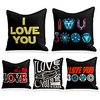 Cushion Cover 5PC Linen Soft Decorative Square Throw Pillow Cover Cushion Case Pillowcase for Sofa Bedroom 45 x 45 cm (18 x 18 Inch) Superior Quality Machine Washable