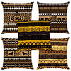 Cushion Cover 5PC Linen Soft Decorative Square Throw Pillow Cover Cushion Case Pillowcase for Sofa Bedroom 45 x 45 cm (18 x 18 Inch) Superior Quality Mashine Washable