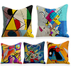 Cushion Cover 5PCS Linen Soft Decorative Square Throw Pillow Cover Cushion Case Pillowcasefor Sofa Bedroom 45 x 45 cm (18 x 18 Inch) Superior Quality Mashine Washable