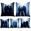 Cushion Cover 5PCS Linen Soft Decorative Square Throw Pillow Cover Cushion Case Pillowcasefor Sofa Bedroom 45 x 45 cm (18 x 18 Inch) Superior Quality Mashine Washable