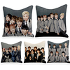 Cushion Cover 5PCS Linen Soft Decorative Square Throw Pillow Cover Cushion Case Pillowcasefor Sofa Bedroom 45 x 45 cm (18 x 18 Inch) Superior Quality Mashine Washable