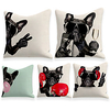 Cushion Cover 5PCS Linen Soft Decorative Square Throw Pillow Cover Cushion Case Pillowcasefor Sofa Bedroom 45 x 45 cm (18 x 18 Inch) Superior Quality Mashine Washable