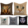 Cushion Cover 5PCS Linen Soft Decorative Square Throw Pillow Cover Cushion Case Pillowcasefor Sofa Bedroom 45 x 45 cm (18 x 18 Inch) Superior Quality Mashine Washable