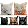 Cushion Cover 5PCS Linen Soft Decorative Square Throw Pillow Cover Cushion Case Pillowcasefor Sofa Bedroom 45 x 45 cm (18 x 18 Inch) Superior Quality Mashine Washable