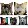 Cushion Cover 5PCS Linen Soft Decorative Square Throw Pillow Cover Cushion Case Pillowcasefor Sofa Bedroom 45 x 45 cm (18 x 18 Inch) Superior Quality Mashine Washable