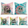 Cushion Cover 5PCS Linen Soft Decorative Square Throw Pillow Cover Cushion Case Pillowcasefor Sofa Bedroom 45 x 45 cm (18 x 18 Inch) Superior Quality Mashine Washable