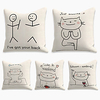 Cushion Cover 5PCS Linen Soft Decorative Square Throw Pillow Cover Cushion Case Pillowcasefor Sofa Bedroom 45 x 45 cm (18 x 18 Inch) Superior Quality Mashine Washable