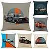 Cushion Cover 6PC Linen Soft Decorative Square Throw Pillow Cover Cushion Case Pillowcase for Sofa Bedroom 45 x 45 cm (18 x 18 Inch) Superior Quality Mashine Washable