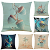 Cushion Cover 6PC Linen Soft Decorative Square Throw Pillow Cover Cushion Case Pillowcase for Sofa Bedroom 45 x 45 cm (18 x 18 Inch) Superior Quality Mashine Washable