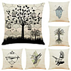 Cushion Cover 6PC Linen Soft Decorative Square Throw Pillow Cover Cushion Case Pillowcase for Sofa Bedroom 45 x 45 cm (18 x 18 Inch) Superior Quality Mashine Washable